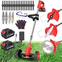 Electric Weed Eater Cordless 21V 4.0 Ah
