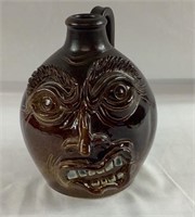 7 inch Kovack pottery face jug