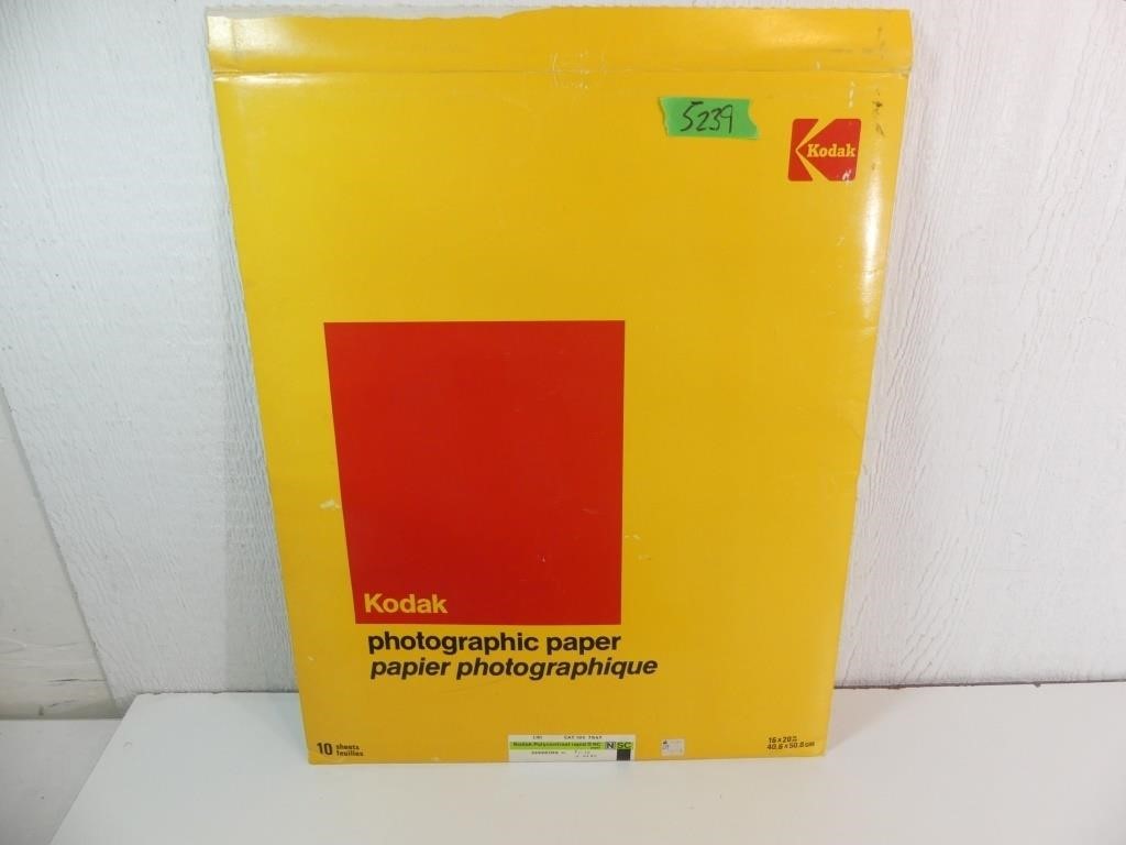 7 Sheets of Kodak Photo paper