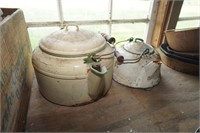 Old Enamel Tea Pots