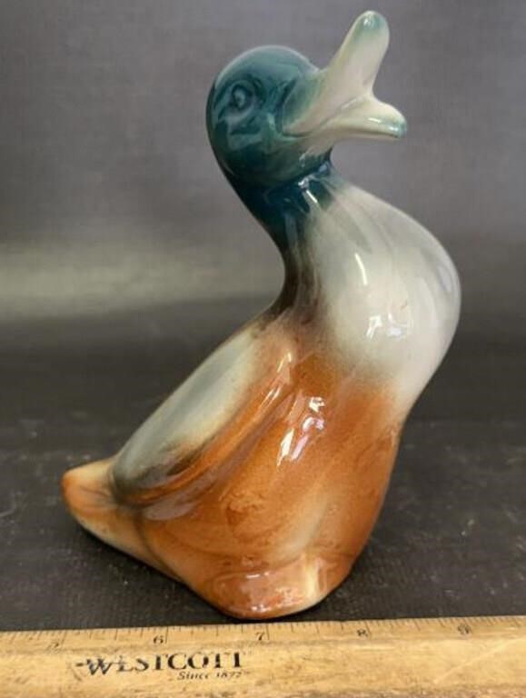 VINTAGE CERAMIC DUCK FIGURE