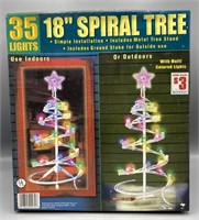 18 inch Spiral Christmas Tree
