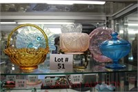 (6) pcs. Glassware: