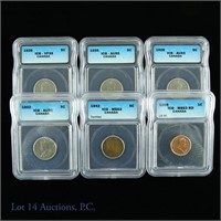 Mix of Canadian ICG Graded Coins (6)