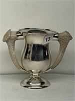 6" STERLING STAG HANDLE TROPHY CUP 6" H