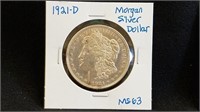 1921D Morgan Dollar