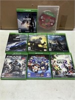 (8) Xbox ONE VIDEO GAMES