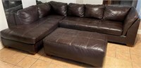 502 - SECTIONAL SOFA & OTTOMAN SET