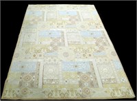 CONTEMPORARY HAND-TUFTED NEEDLEPOINT RUG