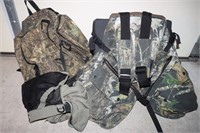Camo hunting Vest w/ Seat, Camo Day Pack,…