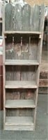 Reclaimed Fence Wood Shelf Bookshelf, Approx. 15