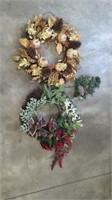 Set of 2 Misc Twig Wreaths