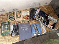 Vintage book and magazine collection