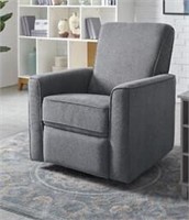 Cookson Upholstered Reclining Glider Gry