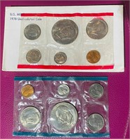 US Mint 1978 Uncirculated Coin Set