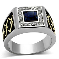 Attractive 1.24ct Blue Sapphire Men's Ring
