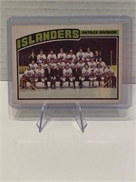 NY Islanders 76/77 Team Checklist NRMINT +