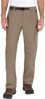 BC Clothing Men's XL Convertible Pant, Brown Extra