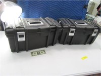 (2) HD HUSKY 22" Poly Tool Boxes