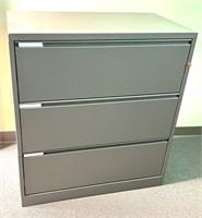 HERMAN MILLER 3 DRAWER LAT. FILE