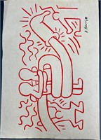 Keith Haring Painting