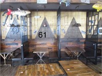 (4) 4 SEAT BOOTHS