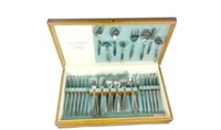 Reed Barton Set for 12 silverware New Cond in box