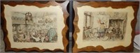 Pair of Wooden Pictures