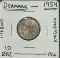 Uncirculated 1954, Denmark coin