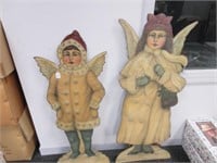 Wooden Christmas Caralers (48x18)
