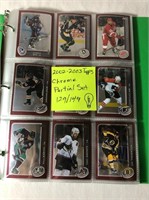 2002-03 Topps Chrome Partial Hockey Card Set