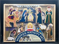 Melissa & Doug wooden nativity set