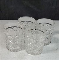 Pattern glass cups
