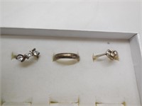 (3) Sterling Silver Rings Sizes 6.5