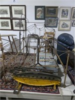 ANTIQUE WROUGHT IRON BED FRAME