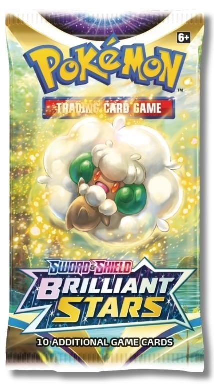 Pokémon Brilliant Stars 10 Card Booster Pack