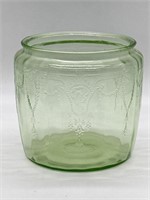Vintage URANIUM | Princess Hocking Glass Co. Jar