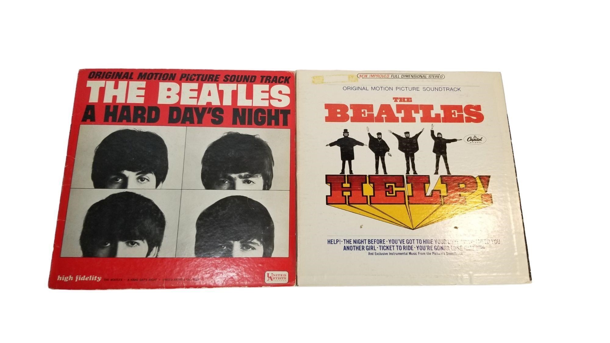 Beatles Vinyl Records Help, Hard Days Night