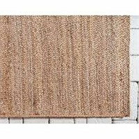 BRAIDED JUTE AREA RUG SIZE 2.5 X 12 FT
