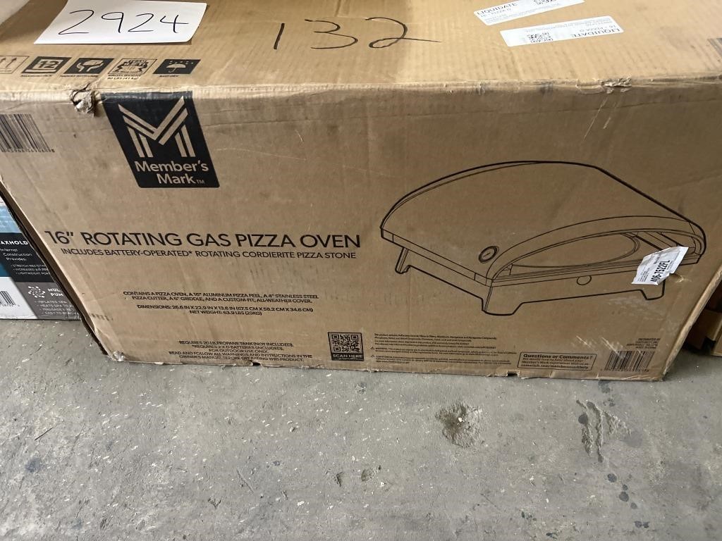 MM 16in Rotating gas pizza oven
