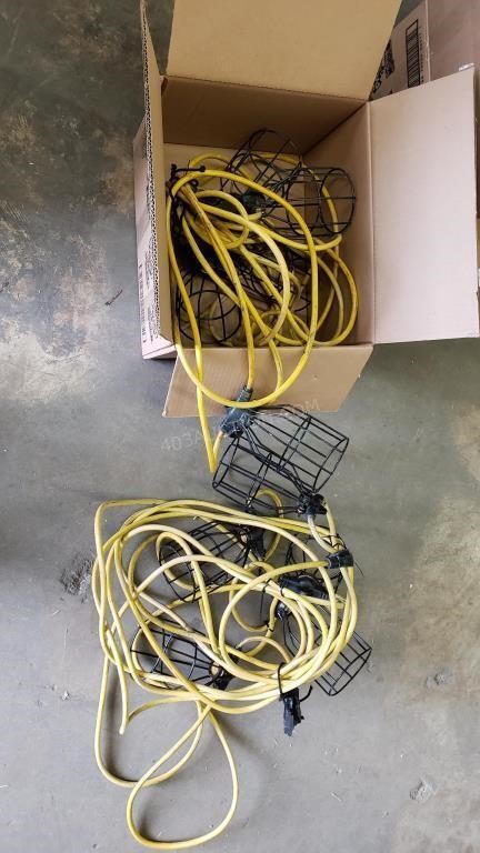 Lot of 2-  50ft Industrial Cage Lights