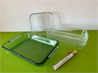 Pyrex Baking Dishes, Acurite Kitchen Thermometer