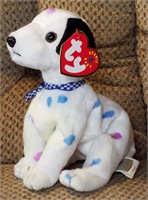 Dizzy (Black Ears, Colored Spots) Dog Beanies Baby