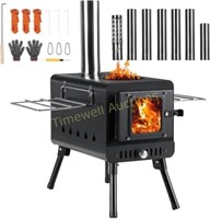 DEERFAMY Tent Stove  Portable with 7 Pipes