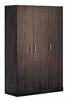 SEALED-Sauder 3-Door Wardrobe Storage