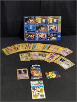 Pokemon cards & stickers. Box