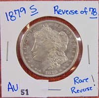 1879-S (reverse of 78) Morgan Dollar