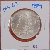 1889 Morgan Dollar MS63