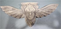 CONCRETE ANGEL WALL PLAQUE