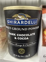 GHIRARDELLI DARK CHOCO & COCOA POWDER